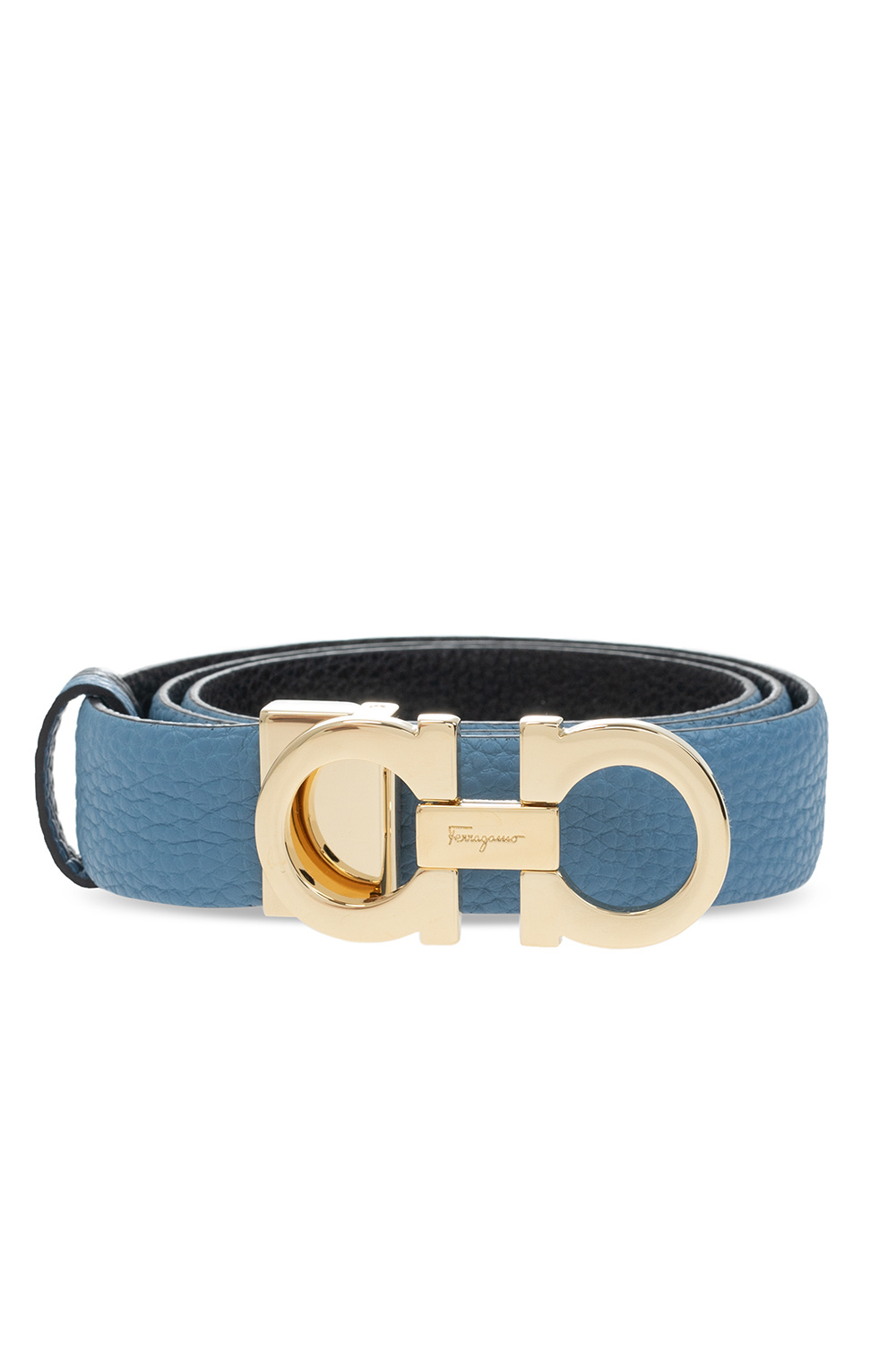 Baby blue ferragamo outlet belt